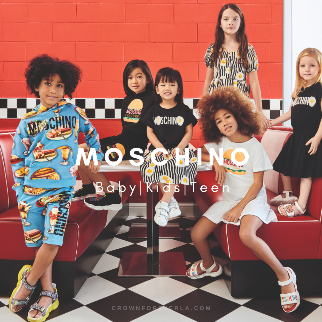 Moschino Kids Girls Black Teddy Bear Logo Bikini – Crown Forever