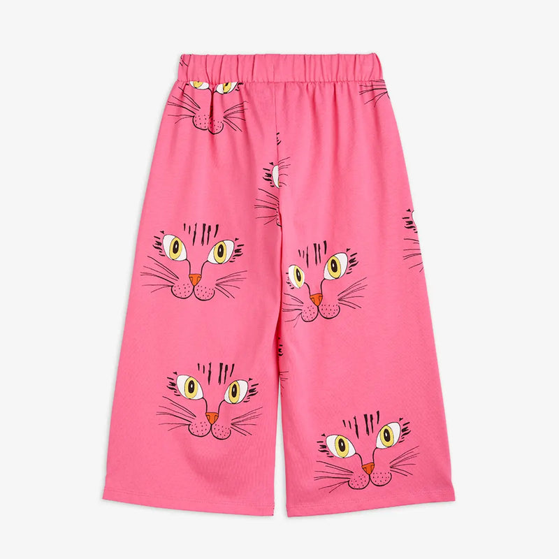 Mini Rodini Cat face aop trousers