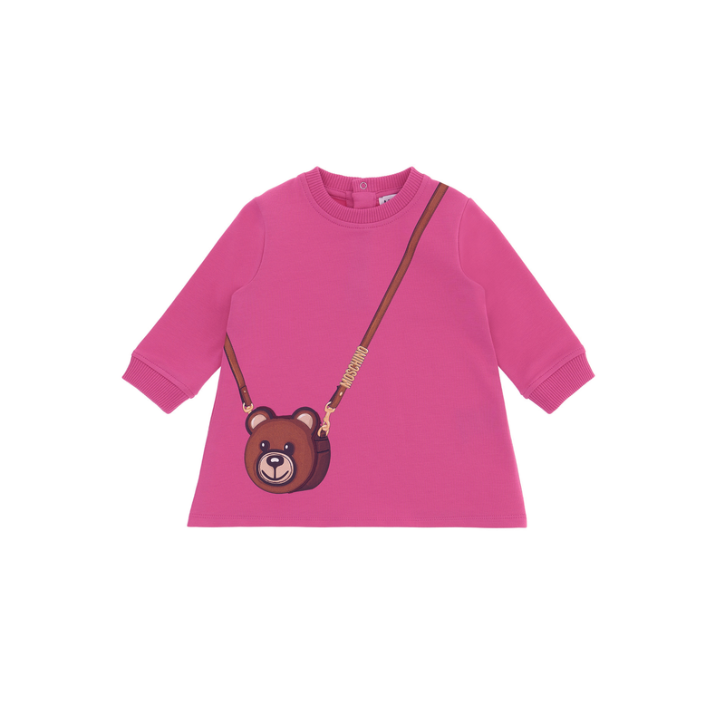 Moschino Baby Long Sleeve With Bear Bag Dress – Crown Forever