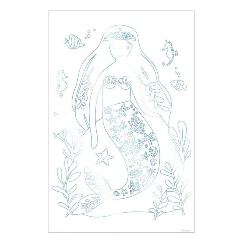Meri Meri Mermaid Coloring Posters
