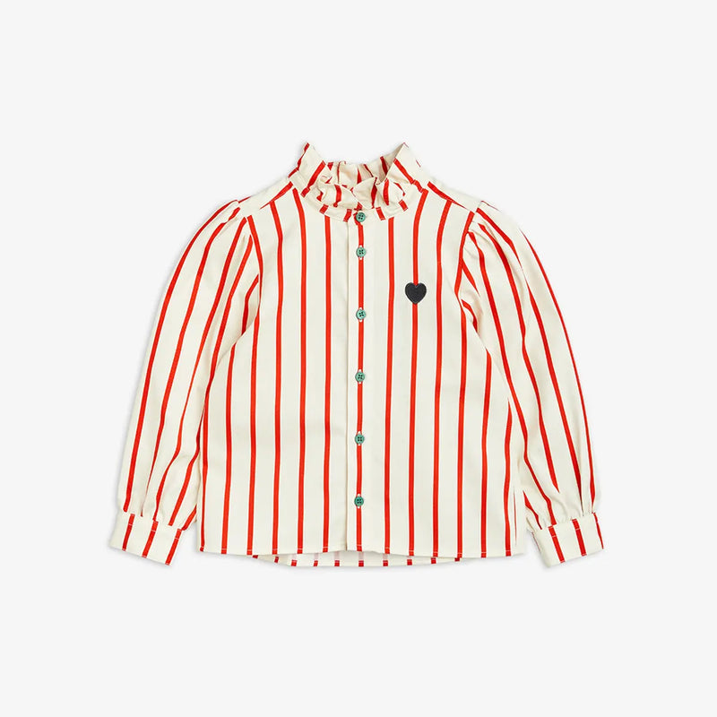 Mini Rodini Stripe woven blouse kids shirts Mini Rodini   