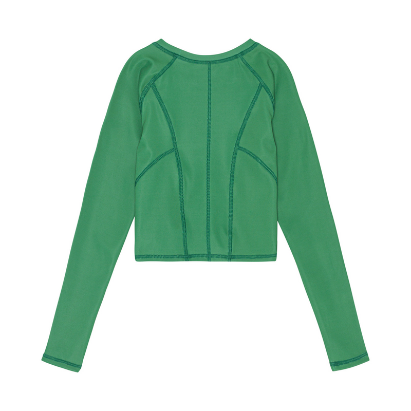 Molo Oona Woodland Green long sleeve sports top kids sportswear Molo Kids   