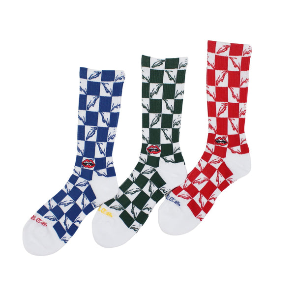 Chrome Hearts Chomper Socks 3 Pack – Crown Forever