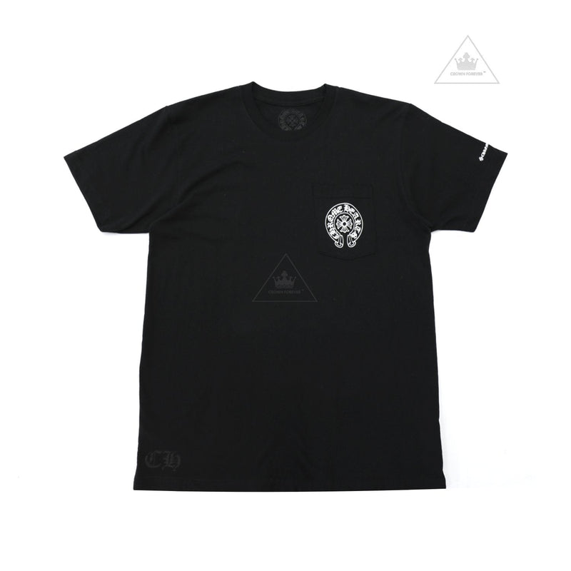 Chrome Hearts Horseshoe Logo Pocket T-Shirt 'Black' | Men's Size L