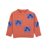 Wynken Bow Jumper - Deep Peach kids jumpers Wynken   