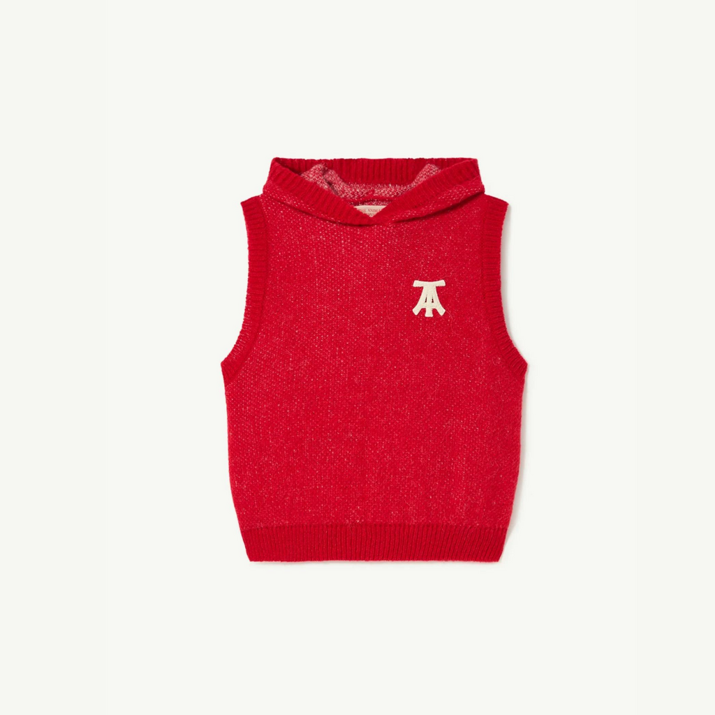 The Animals Observatory Red Yak Vest kids vests The Animals Observatory   