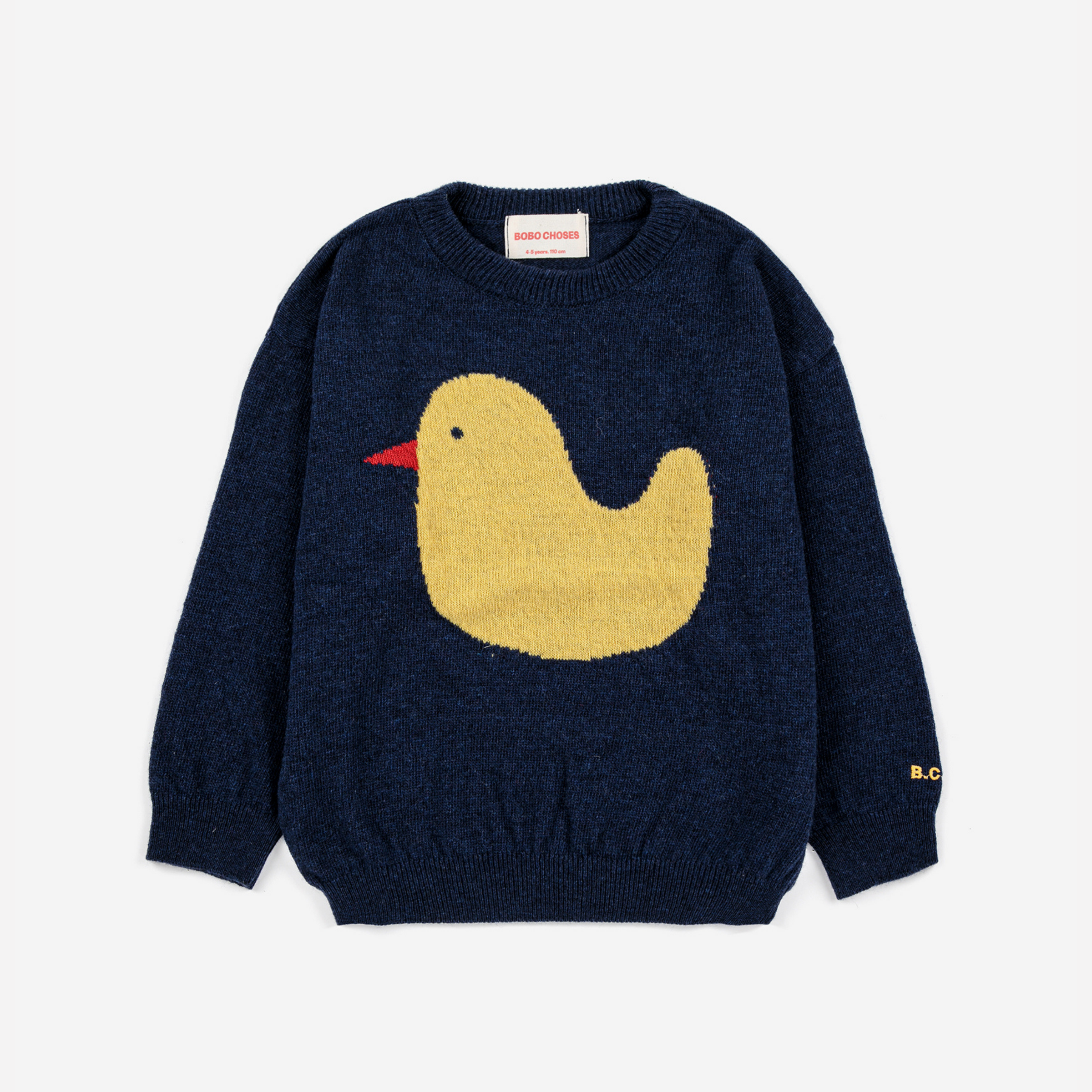 Bobo Choses Rubber duck intarsia jumper – Crown Forever