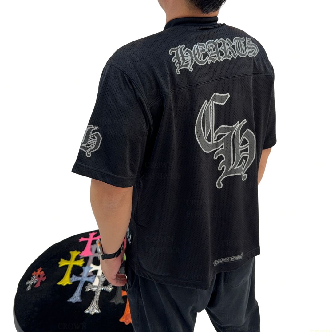 中古通販のオフモール クロムハーツ MESH WARM UP JERSEY CH 33 TEE