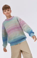 Molo Bosse Space Dye Wool knit jumper pastel melange kids jumpers Molo Kids   