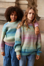 Molo Bosse Space Dye Wool knit jumper pastel melange kids jumpers Molo Kids   