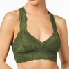 Free People Raceback Crop Bralette Celadon Bralette Free People   