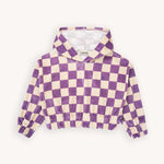 Carlijnq checkers - girls velvet top kids sweatshirts CARLIJNQ   