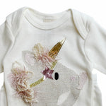 Oh Baby! Soft Cotton Unicorn Soft White Newborn Set kids tops+bottoms sets Oh Baby!   