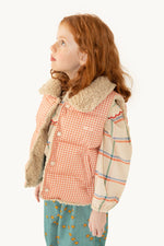 Tiny Cottons Vichy Padded Vest kids vests Tiny cottons   