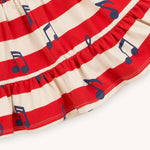 Carlijnq music notes - ruffled skirt kids skirts CARLIJNQ   