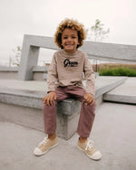 Rylee + Cru Long Sleeve Paneled Tee || Grom kids long sleeve t shirts Rylee And Cru   