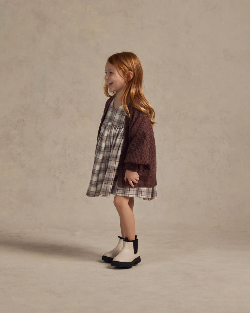 Rylee + Cru Maxwell Dress || Blue Flannel kids dresses Rylee And Cru   