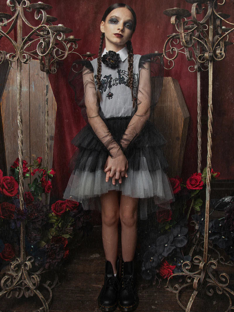 Tutu du monde OH MY GOTH  Wicked Wednesday Tutu Dress kids dresses Tutu Du Monde   