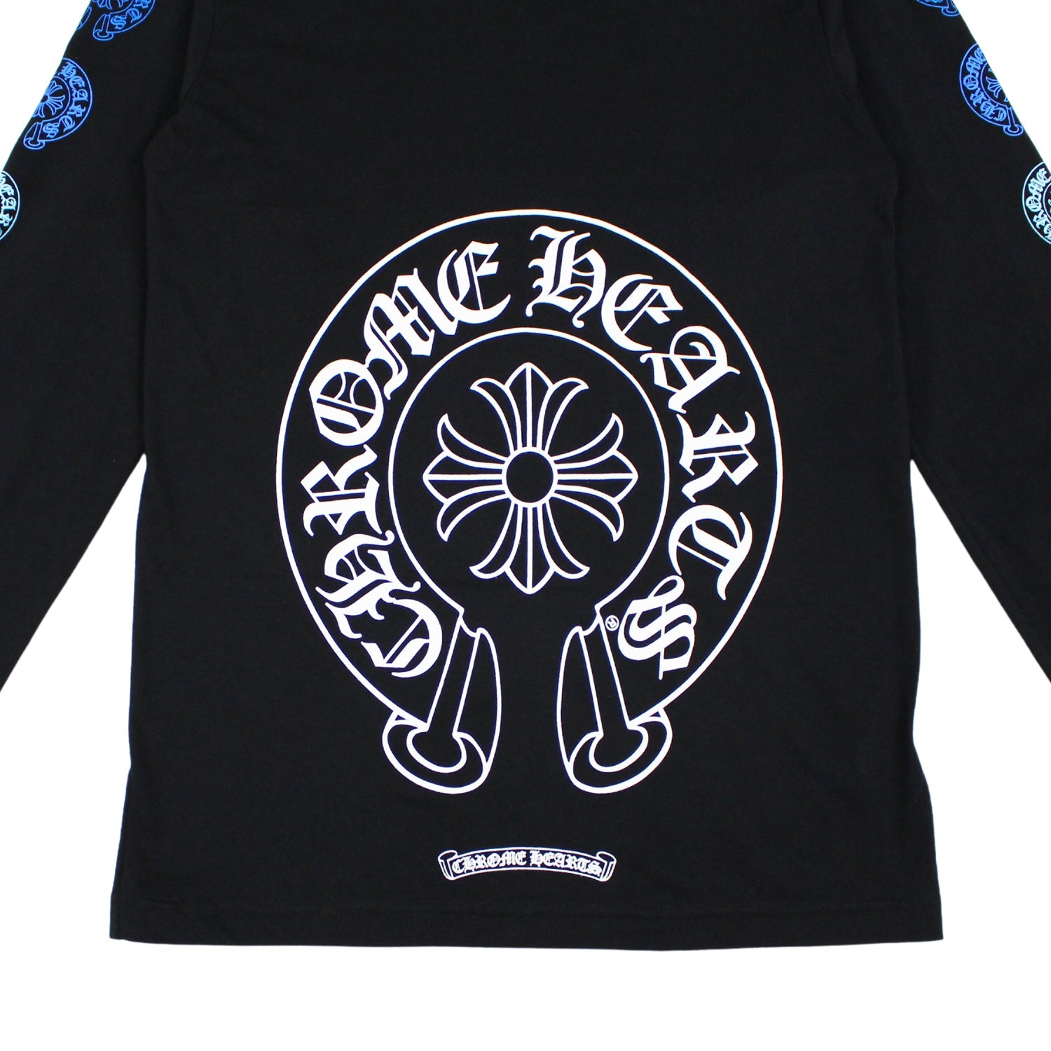 Chrome Hearts White Multicolor Horseshoe Logo Longsleeve T-Shirt – Savonches