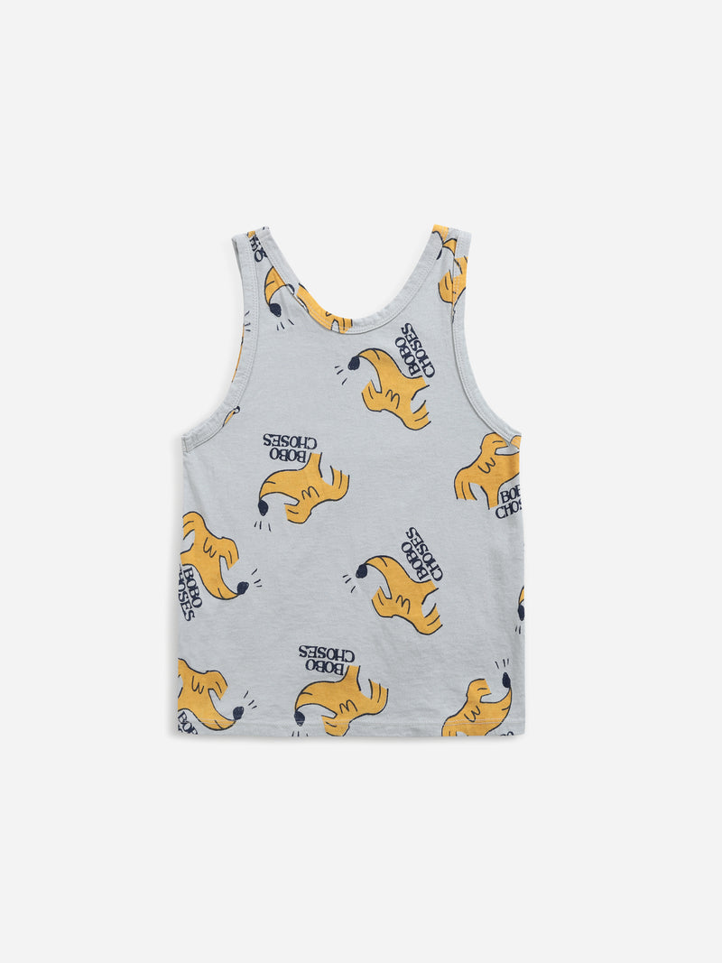 Bobo Choses Sniffy Dog all over tank top kids tank tops Bobo Choses   