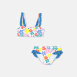 Stella McCartney Kids Girl Multicolor Flower Bikini kids swimwear sets Stella McCarney Kids   