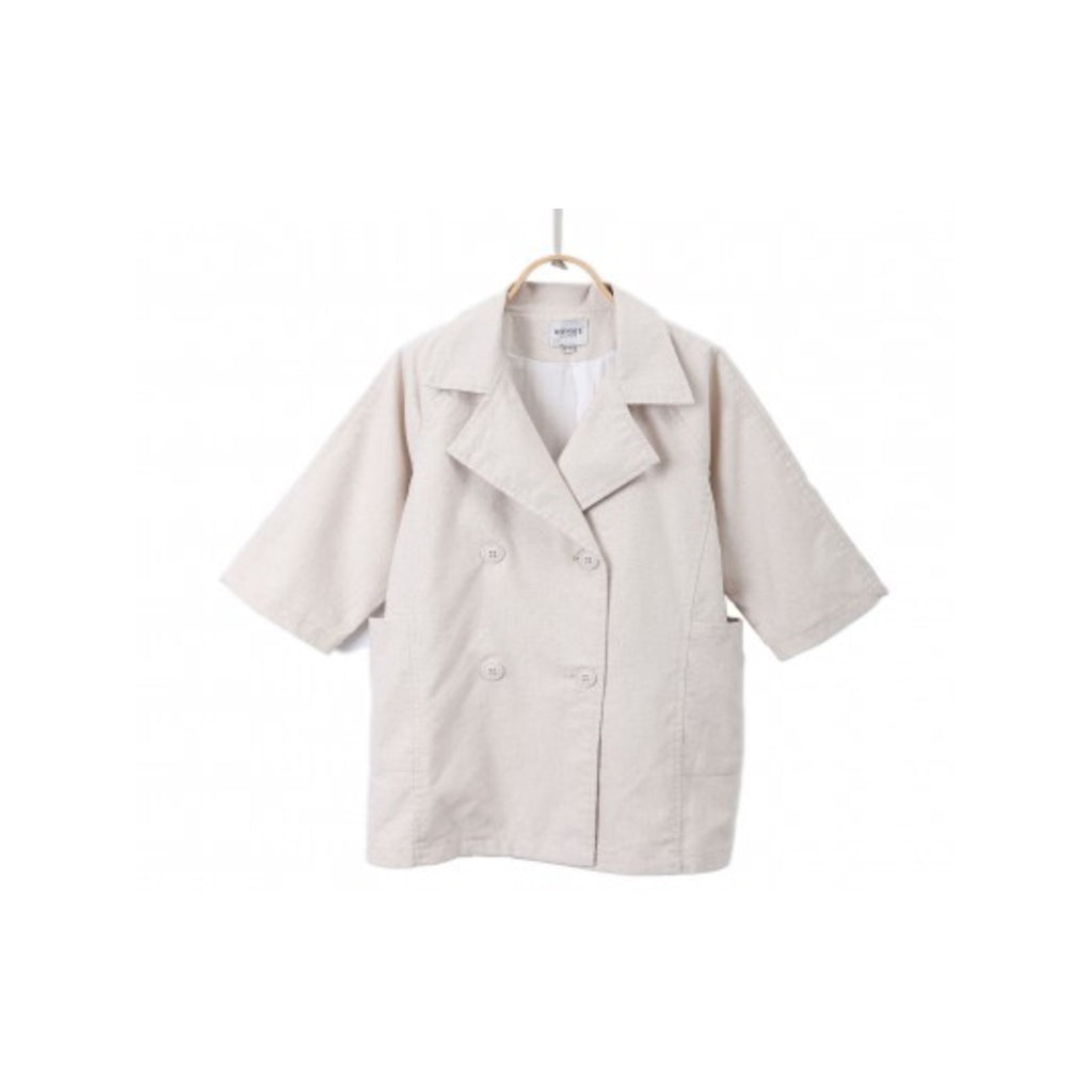 Donsje Ruby Jacket Natural Linen Cotton Blend kids jackets Donsje   