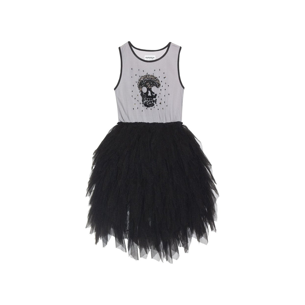 Nununu World x TUTU DU MONDE Holiday Shades of Skull Dress kids dresses Tutu Du Monde   