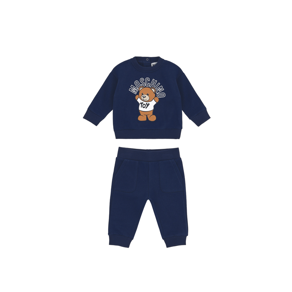 Moschino baby 2025 boy tracksuit