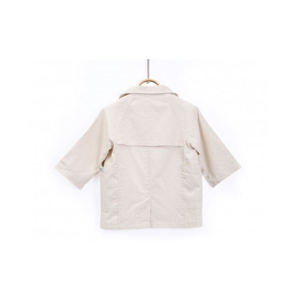 Donsje Ruby Jacket Natural Linen Cotton Blend kids jackets Donsje   