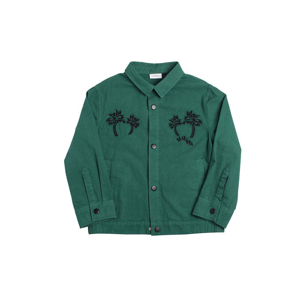 Wynken Palm Jacket Green kids jackets Wynken   