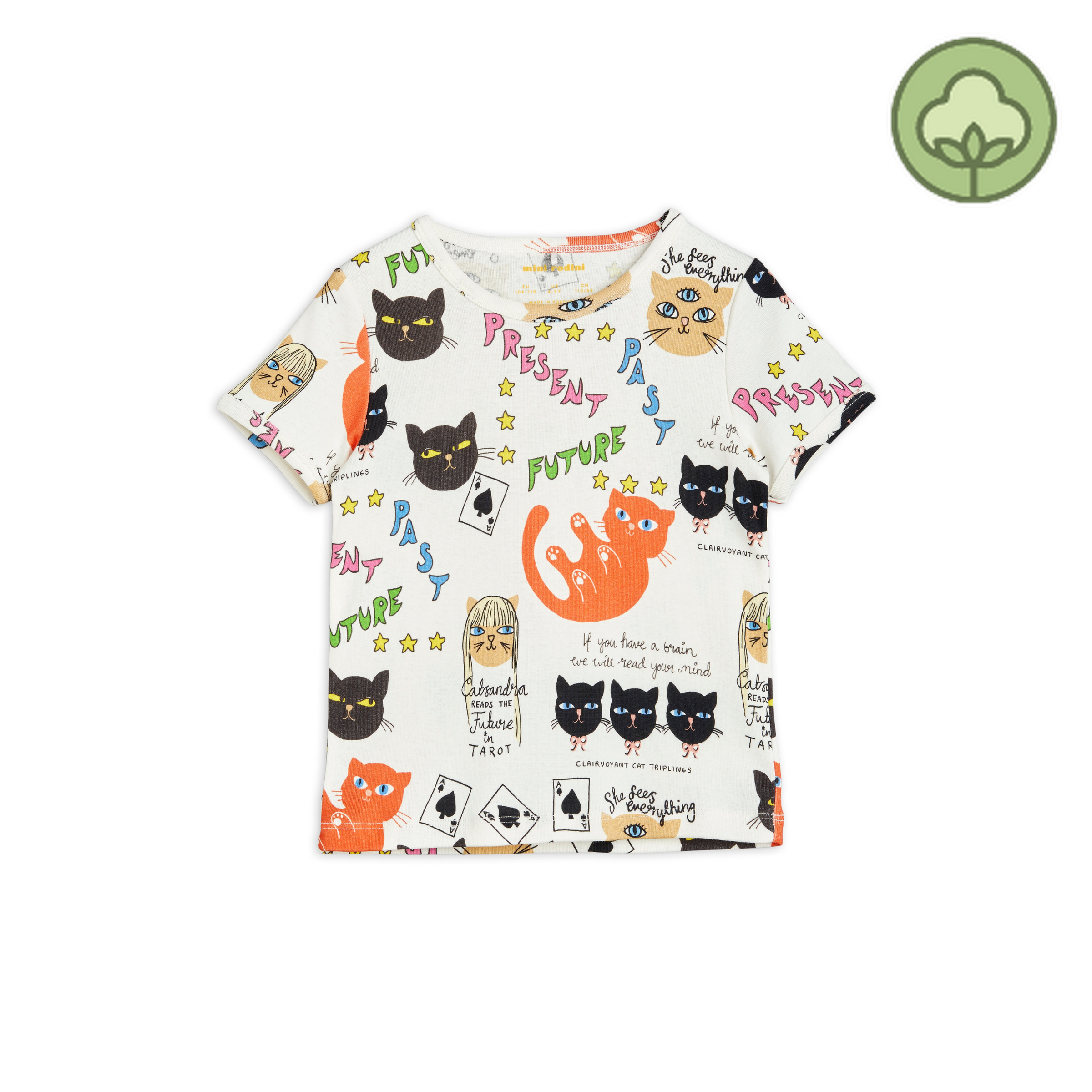 Mini Rodini Clairvoyant Cats T-shirt – Crown Forever