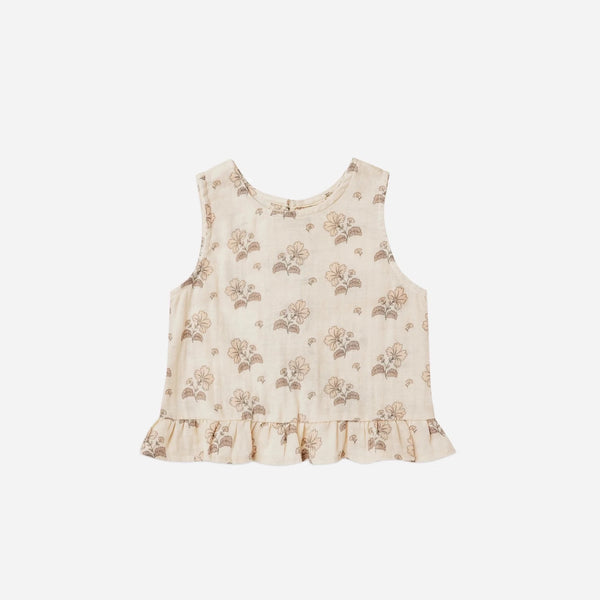 Rylee + Cru leonie top || vintage floral – Crown Forever