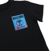 Moschino Kids Boys Holographic Logo Patch T Shirt kids T shirts Moschino   