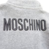 Moschino Baby Boys Zipped Sweatshirt With Back Logo Grey baby sweatshirts Moschino   