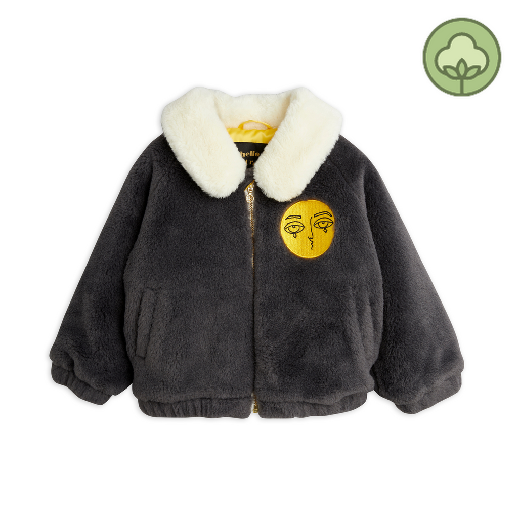 Mini Rodini Faux Fur Aviator Jacket kids jackets Mini Rodini   