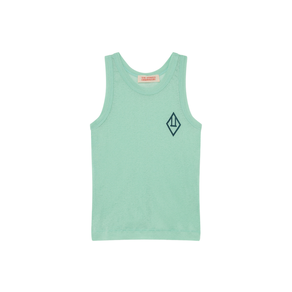 The Animals Observatory Blue Logo Frog T-Shirt kids tanktops The Animals Observatory   