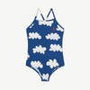 The Animals Observatory Girls Trout Logo Swimsuit (UPF50+) kids swimwear one-pieces The Animals Observatory   