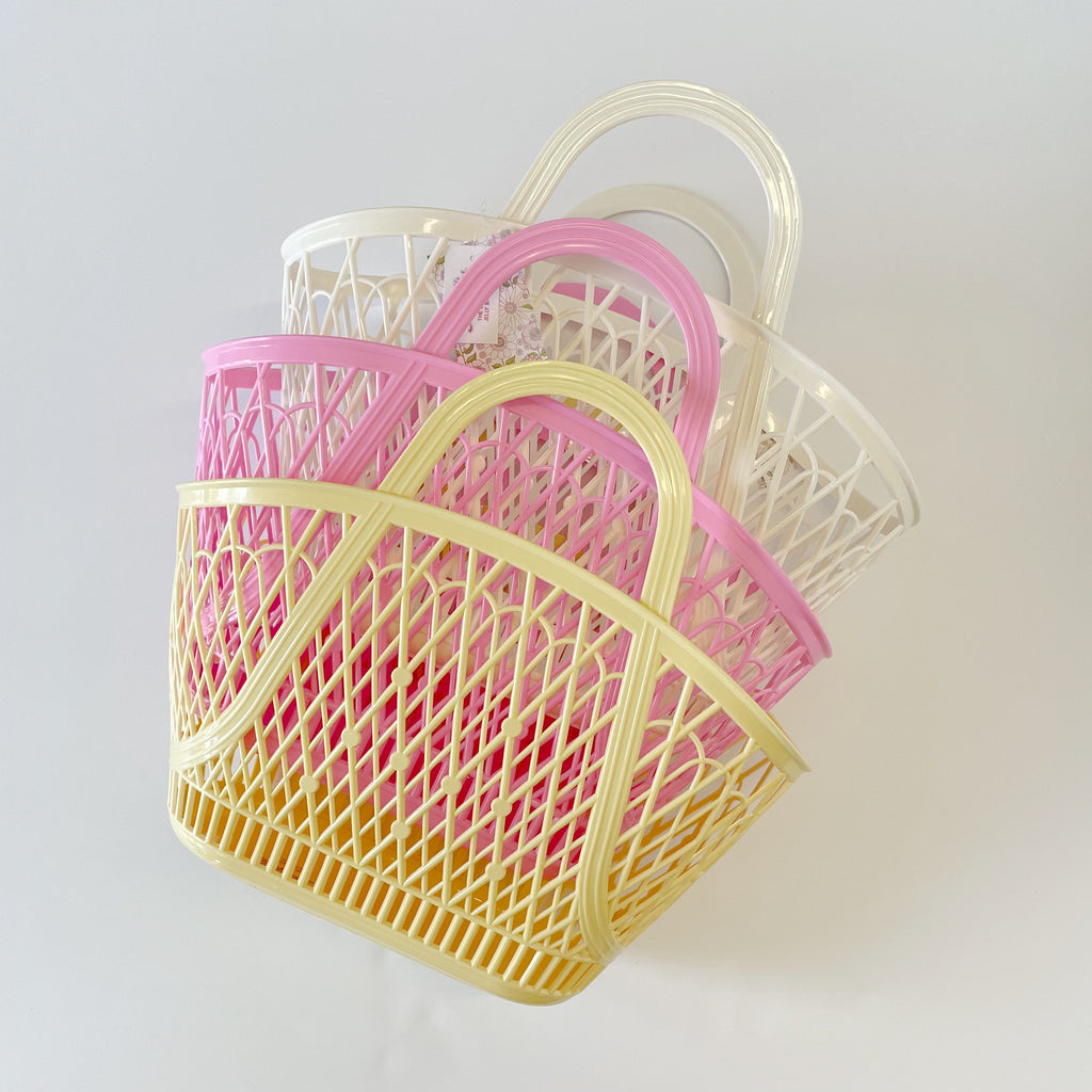 Sun Jellies Betty Basket Cream kids bags Sun Jellies   
