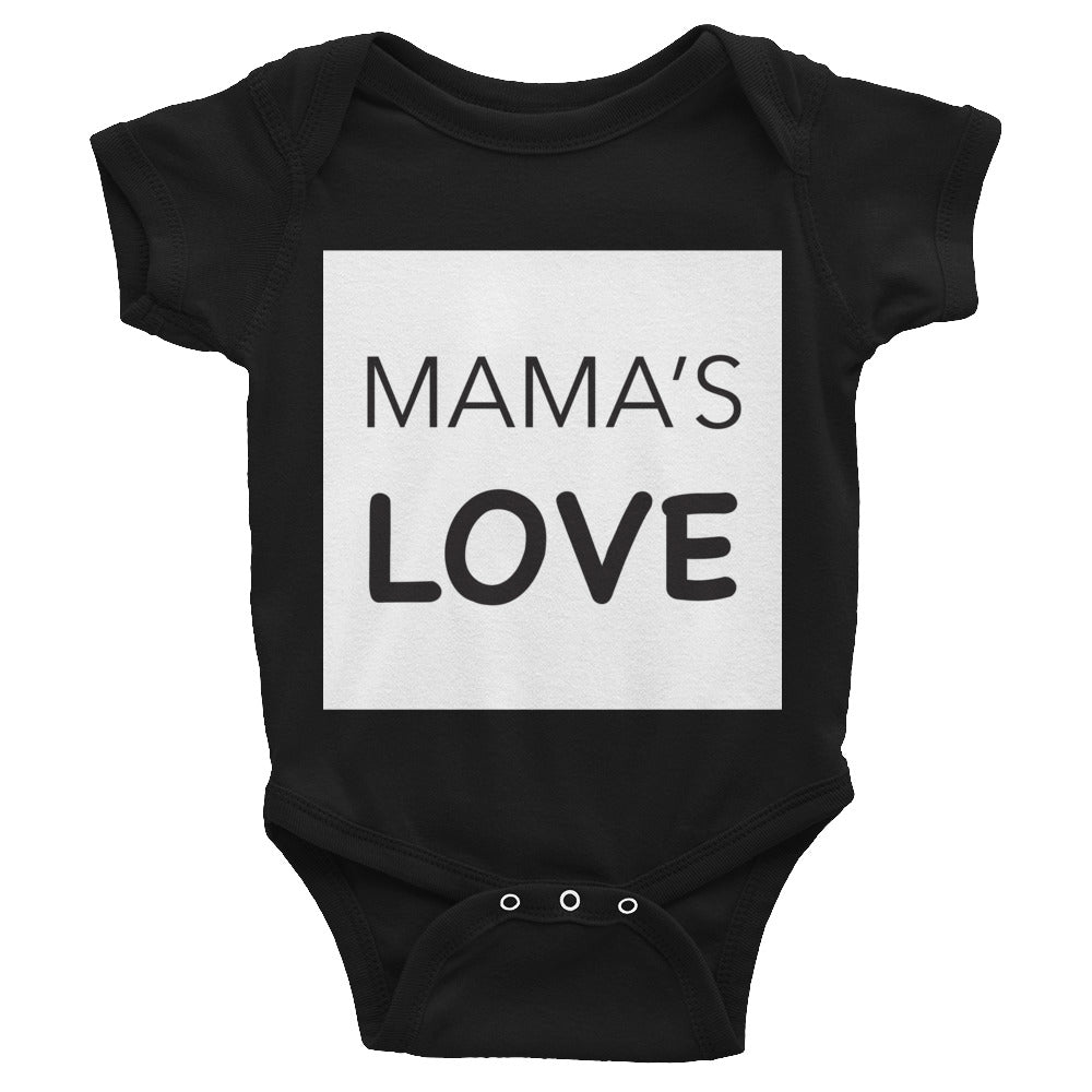 Lil Crown Infant Bodysuit Mama's LOVE  CROWN FOREVER Black 3-6M 